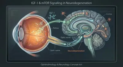 IGF-1, mTOR-signalering en Neurodegeneratie in Oog en Hersenen
