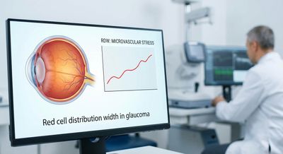 Red cell distribution width as a microvascular stress marker in glaucoma