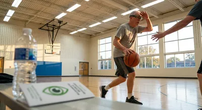 Krepšinis ir glaukoma: Dinamiškas kardio su kontakto ir akinimo aspektais