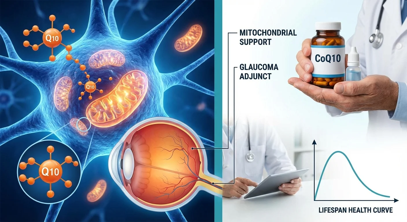 Coenzyme Q10 as a Mitochondrial Adjunct in Glaucoma and Lifespan Health ...