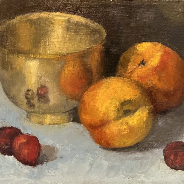 Still Life with Cherries and Peaches