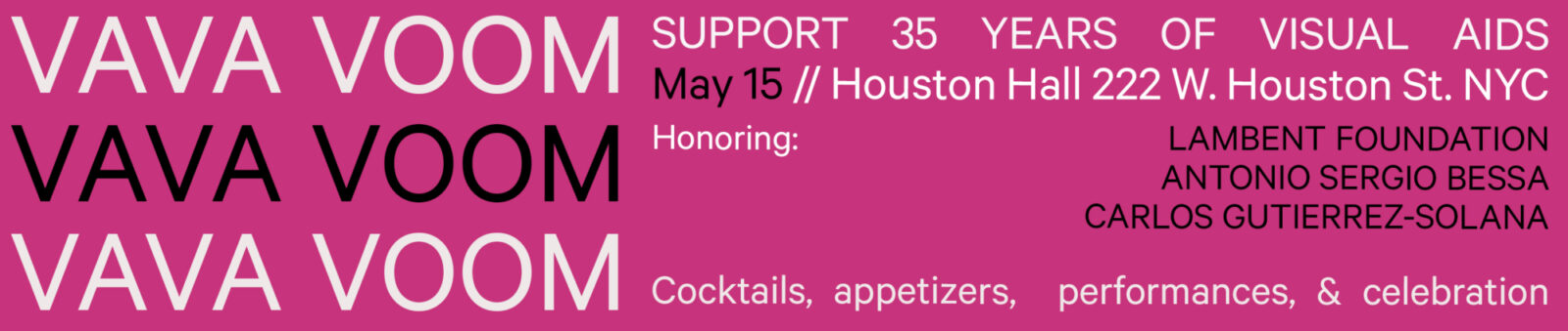 VAVA Banner Pink