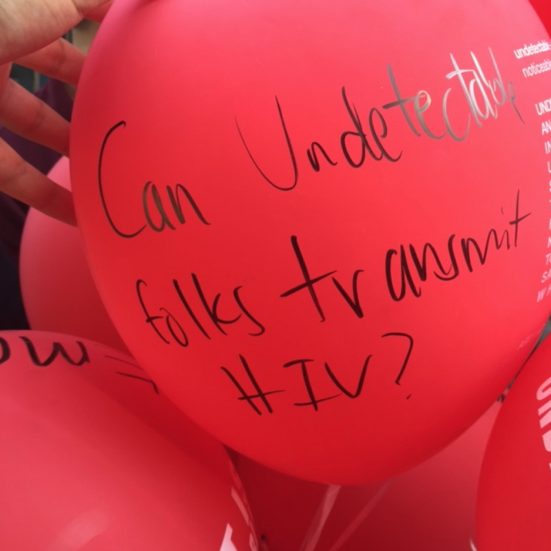 IDEAS CITY Festival: WHAT IS UNDETECTABLE? Balloon… | Visual AIDS