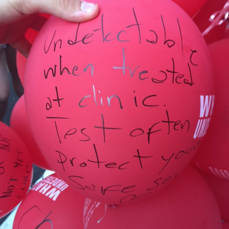 IDEAS CITY Festival: WHAT IS UNDETECTABLE? Balloon… | Visual AIDS