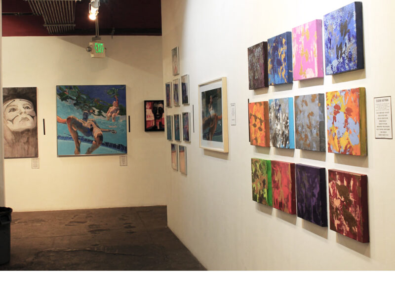 Eugene Huffman, "POS•I•TIV•I•TY" Exhibition, Installation view, Artshare LA, 2018.