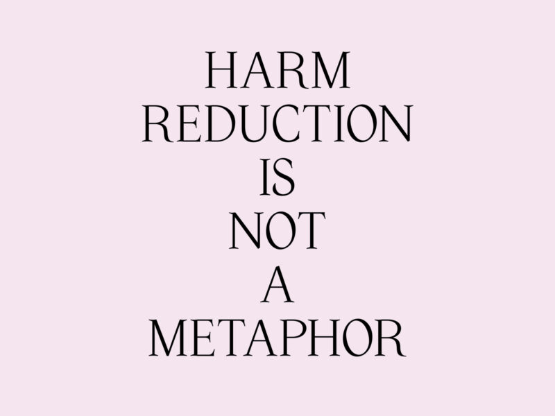 Harm Reduction Zine wide