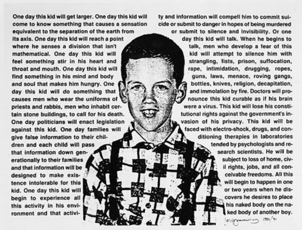 D Wojnarowicz Untitledonedaythisboy 01