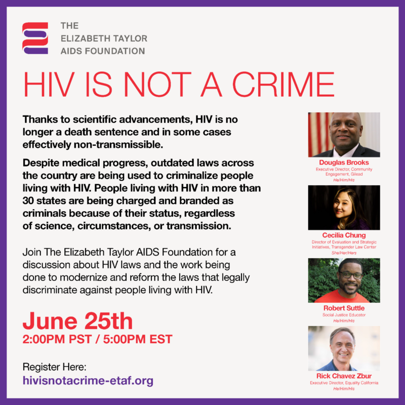 HIV is not a Crime
