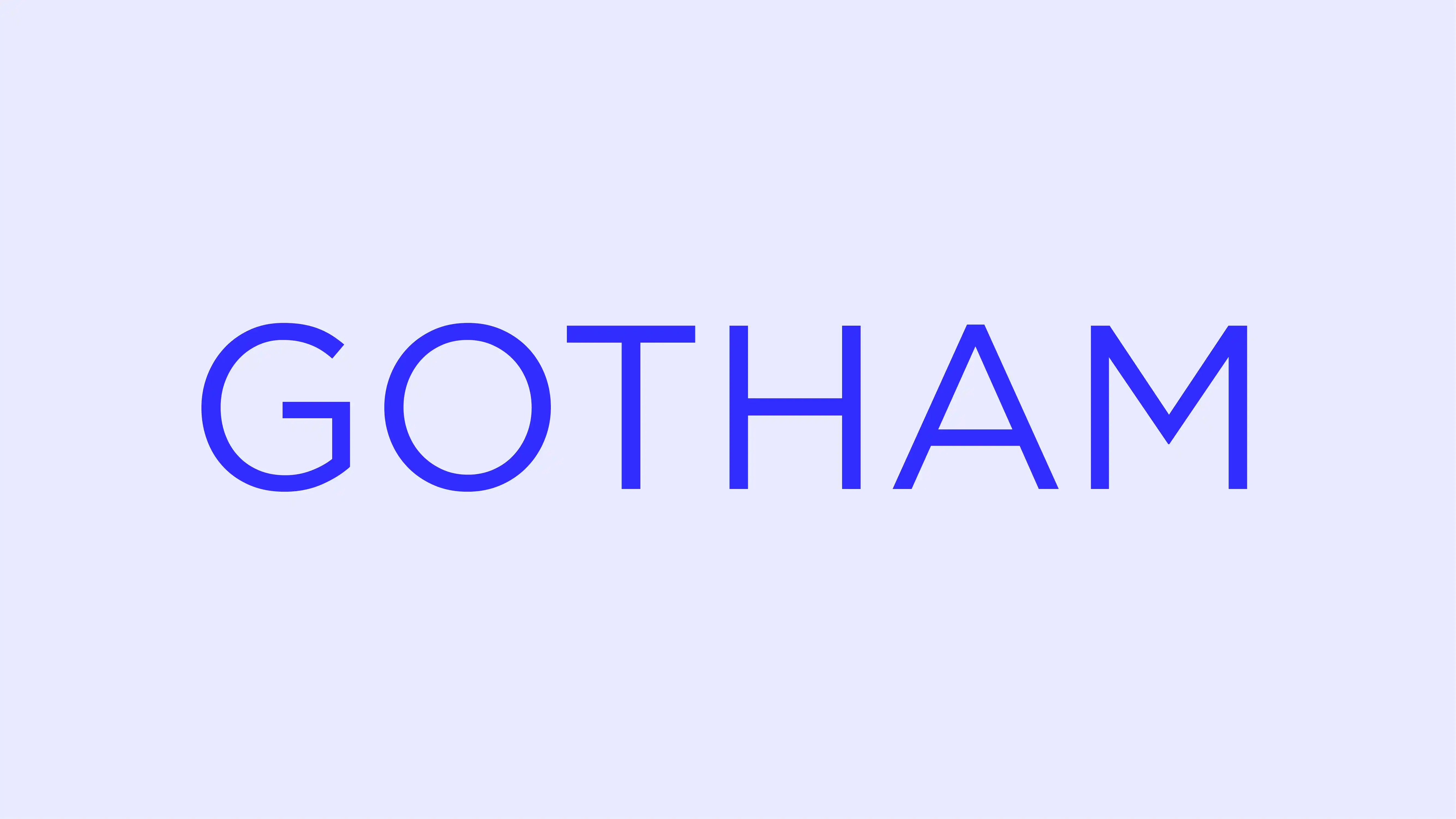 font gotham