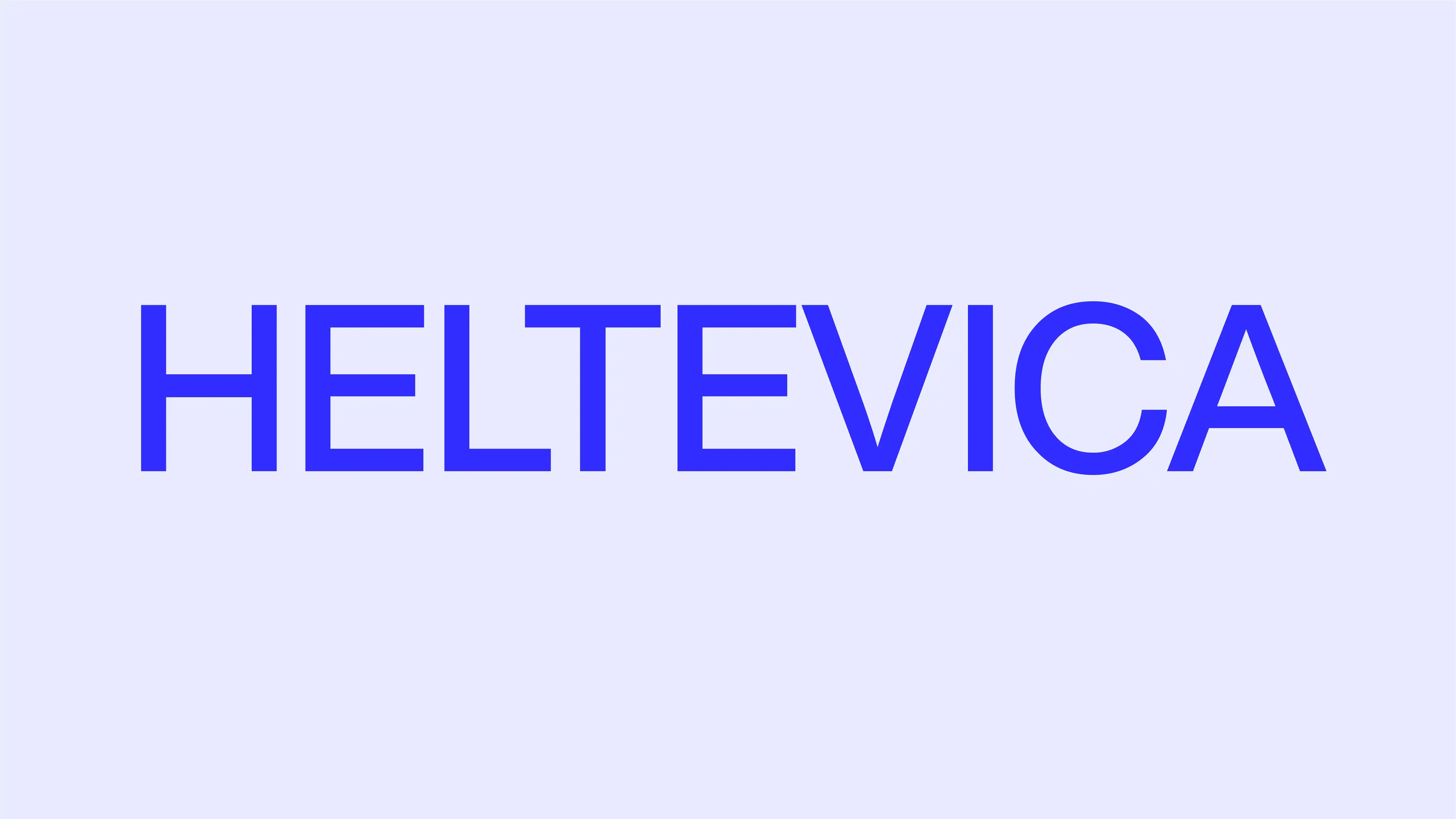 font heltevica
