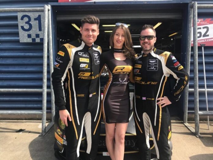 Grid Girl With Academy Motorsport At Rockingham For British Gt On Sunday 30th April 2017
