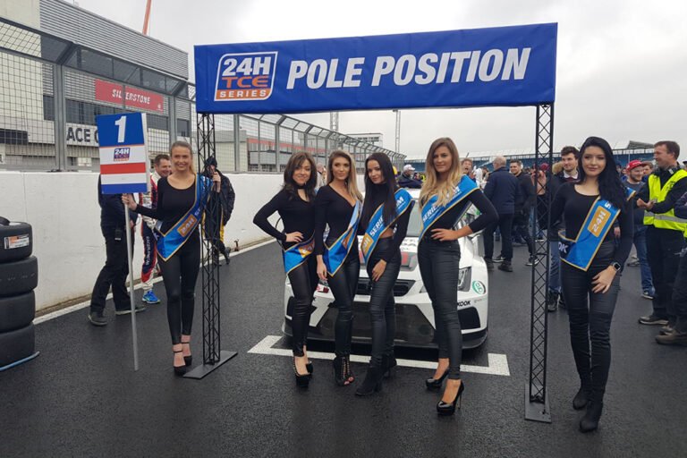 Grid Girls At Silverstone For 24h Series On 9th And 10th March 2018