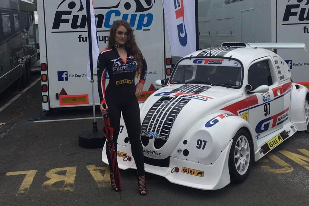 Grid Girls with Fun Cup UK 2017 at Oulton Park on 6th May 2017