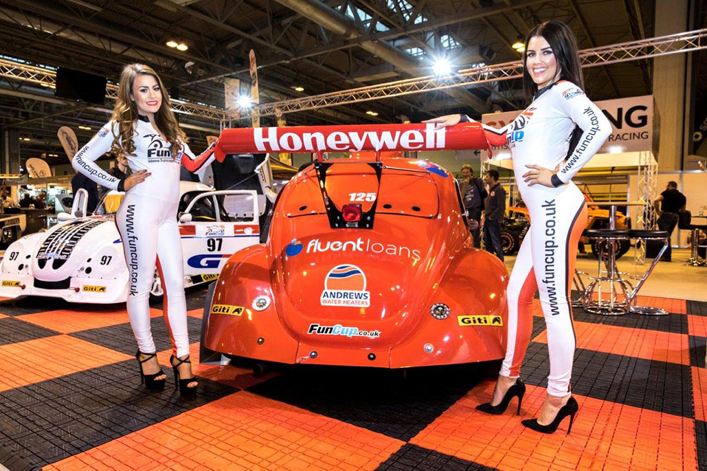 Grid Girls With Fun Cup Uk At Autosport International 2017 At Birmingham Nec In Jan 2017