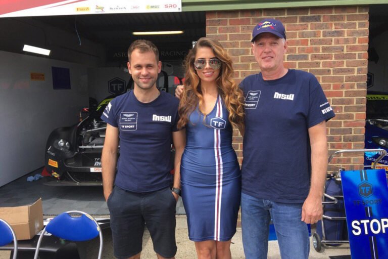 Grid Girls with TF Sport at Snetterton for British GT on 28th May 2017