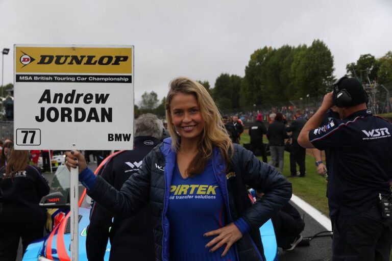 Pirtek Racing Btcc Grid Girl At Brands Hatch Btcc On 1st October 2017