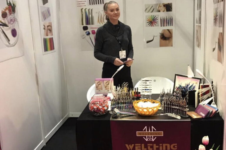 Promo Model With Welthing International At Excel London On 24th February 2019