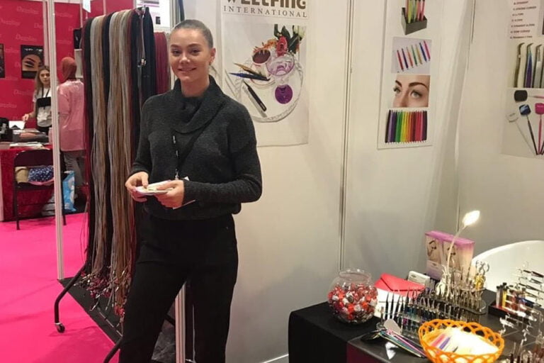 Promo Model With Welthing International At Excel London On 24th February 2019