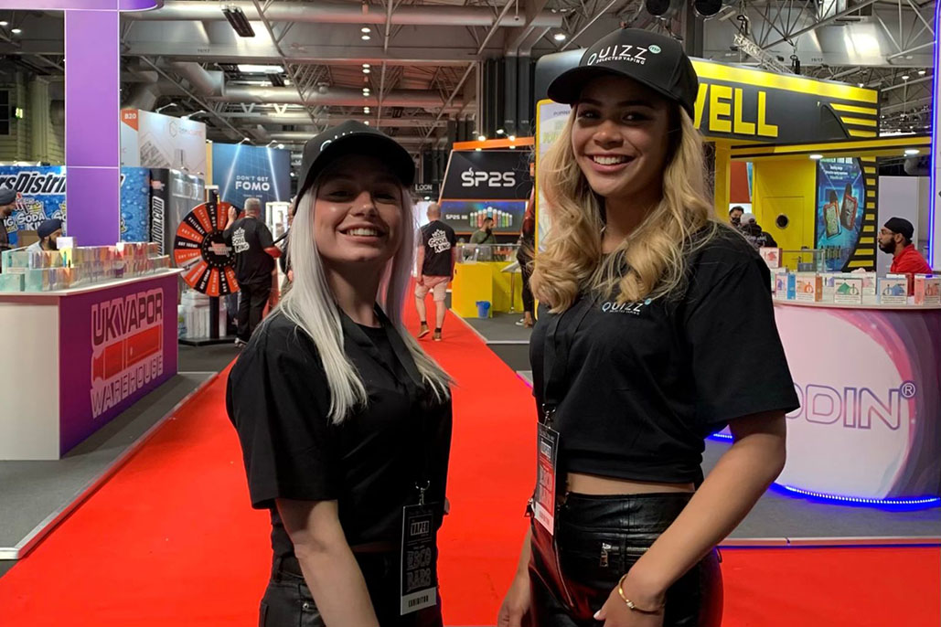 Promo Models At The Vaper Expo Uk In Birmingham Nec On 27/29th May 2022