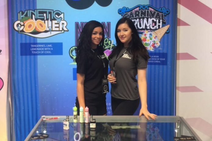 Promo Models With Vaper Expo Uk At Birmingham Nec On 27/28th May 2017