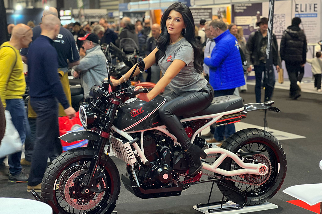 Promotional Models At Motorcycle Live In Birmingham On 24/27th Nov 2022