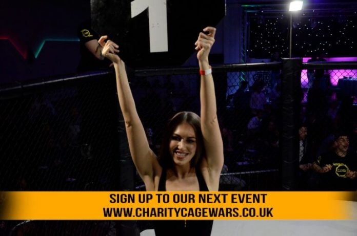 Ring Girls With Charity Cage Wars In Coventry On 30th November 2019