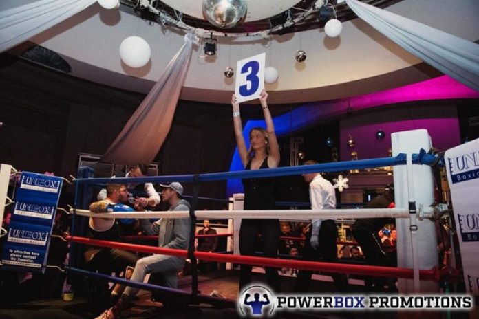 Ring Girls With Powerbox Promotions In Uxbridge On 9th December 2017