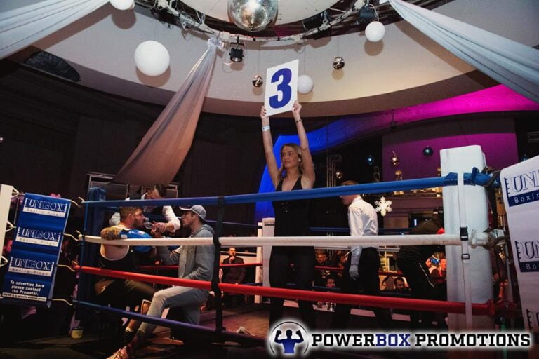 Ring Girls with Powerbox Promotions in Uxbridge on 9th December 2017