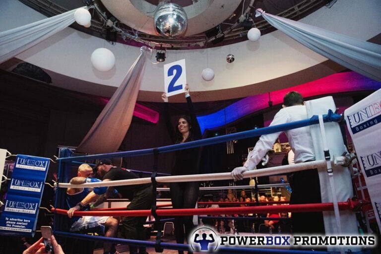 Ring Girls With Powerbox Promotions In Uxbridge On 9th December 2017