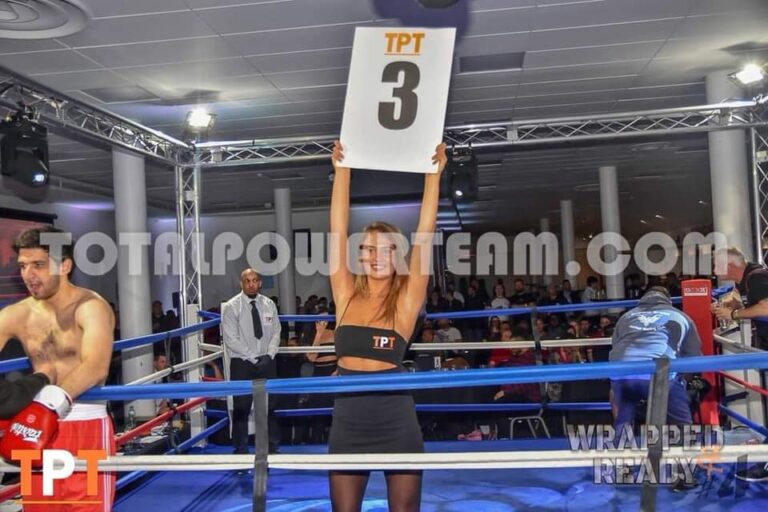 Ring Girls with Total Power Team at The Stoop on 27th April 2019