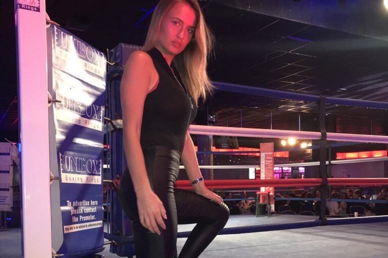 Ring Girls With A Private Boxing Event At Butlins, Bognor Regis On 29th November 2018