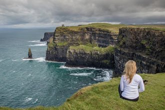 Estudiante cursos de inglés en Irlanda