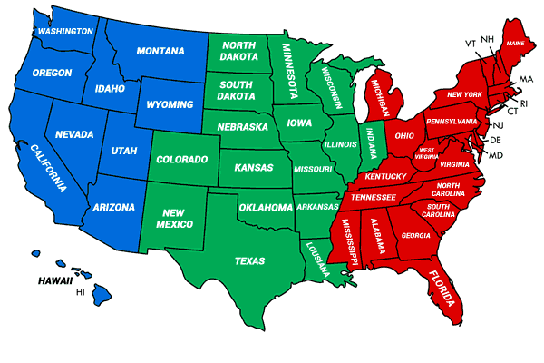 Infographic: Map of the English Courses in the USA