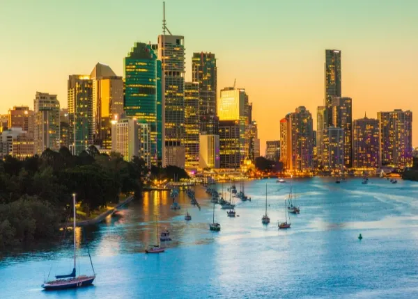 Brisbane, in Australia, dove Impact English College ha il campus di Eagle Street