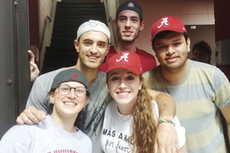 Students of the English + Business program of The University of Alabama in Tuscaloosa