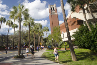 Intensive English classes on campus of The University of Florida