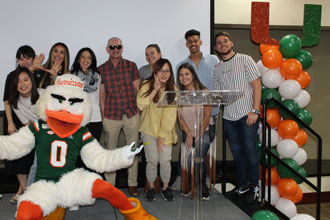 Students of the English Programs of The University of Miami