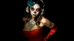 Candy Skull Mexico Dead Skeleton Festival Celebration Woman Make-Up