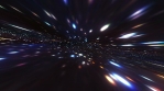 Futuristic Galaxy Tunnel Flight