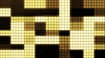 Neon Tiles Wall Light 4K - Random Square - Gold