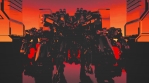 Mech Robot City Sunset