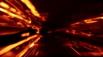 Neon Light SciFi Tunnel Fast Loop - Lava