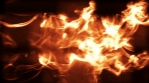 Fire Glitch Background