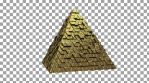 Egypt Gold Pyramid 4K