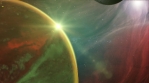 Outer Space Planet And Nebula Background