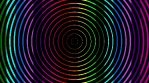 Circles rainbow concentric