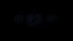 Halloween circular Pumpkins blue foggy lights beat Loop