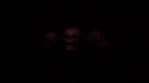 Skull light show white red neon