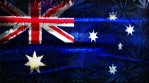Marijuana Flag Australia Grunge 3 in 1