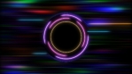 Neon Circle in Hyper Space